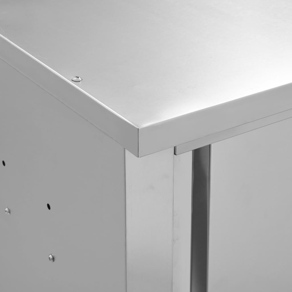 Wandhängeschrank Mit Schiebetüren 90×40×50 Cm Edelstahl