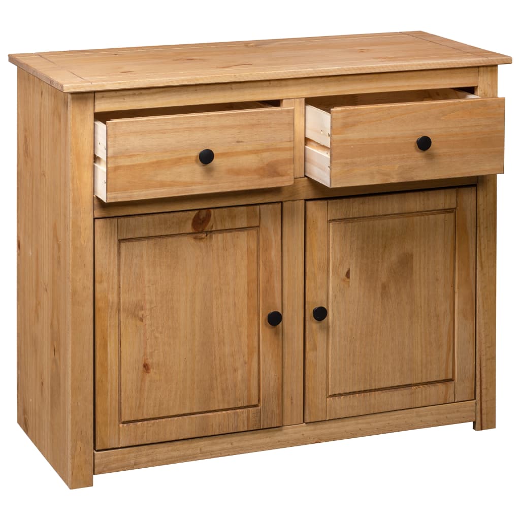 Sideboard 93X40X80 Cm Kiefernholz Panama