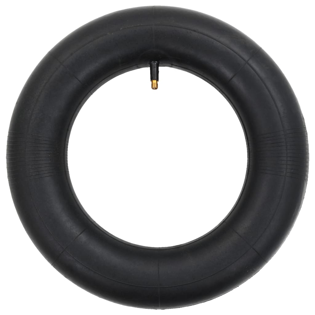 Schubkarren-Schläuche 2 Stk. 3.50-8/16X4/4.00-8/400X100 Gummi Anthrazit