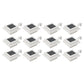 Solar-Außenleuchten 12 Stk. Led Rechteckig 12 Cm