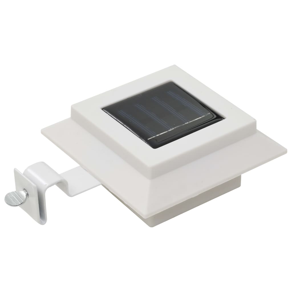 Solar-Außenleuchten 12 Stk. Led Rechteckig 12 Cm