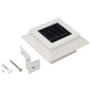 Solar-Außenleuchten 12 Stk. Led Rechteckig 12 Cm