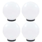 Led-Gartenleuchten 4 Stk. Kugelförmig Pmma