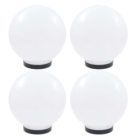 Led-Gartenleuchten 4 Stk. Kugelförmig Pmma
