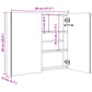 Led-Spiegelschrank 80X12,2X68 Cm