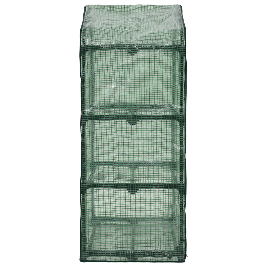 3-Stufiges Mini-Gewächshaus 69 X 49 X 125 Cm