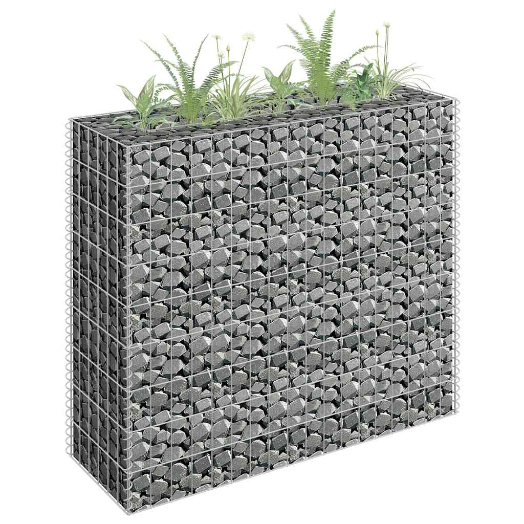 Gabionen-Hochbeet Verzinkter Stahl