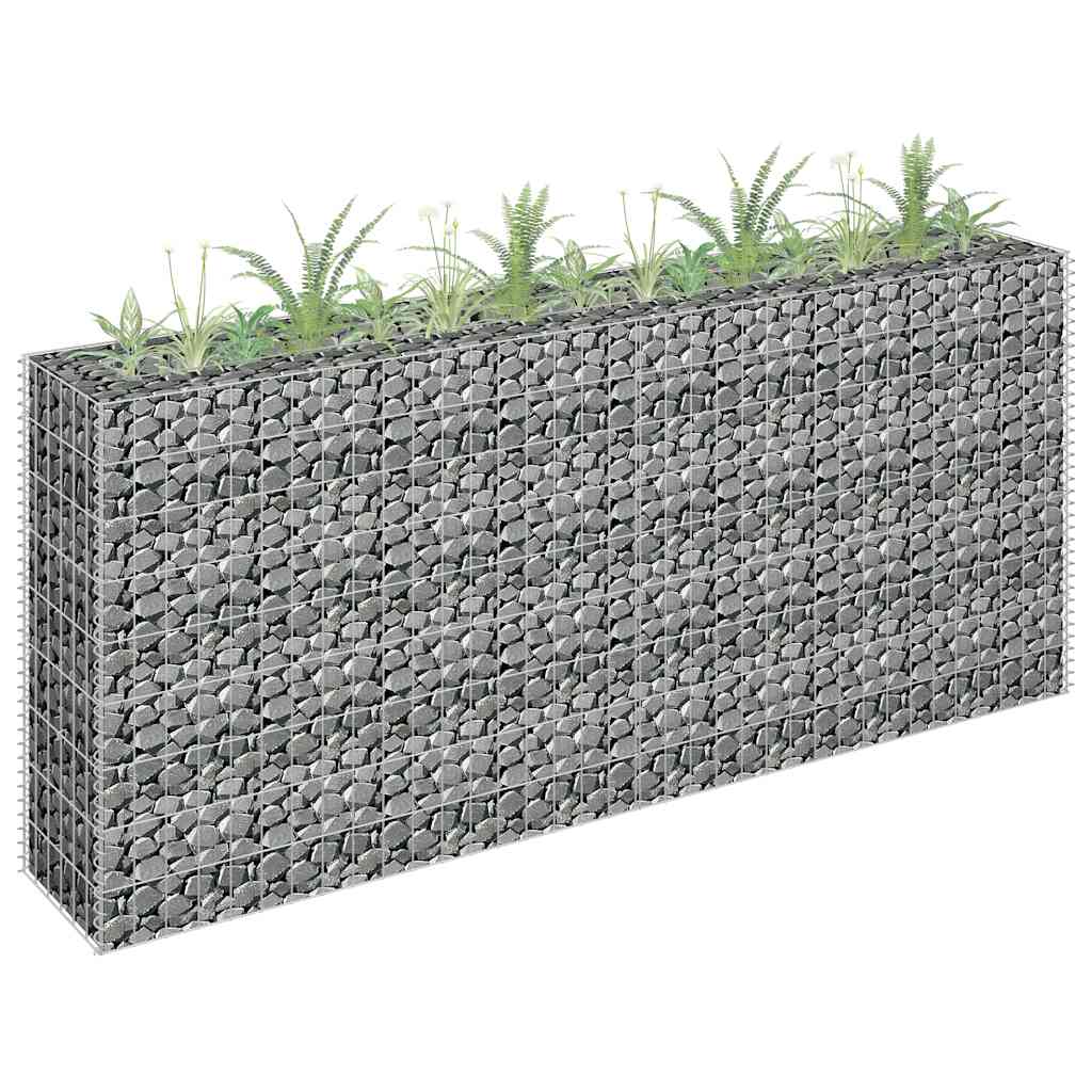 Gabionen-Hochbeet Verzinkter Stahl