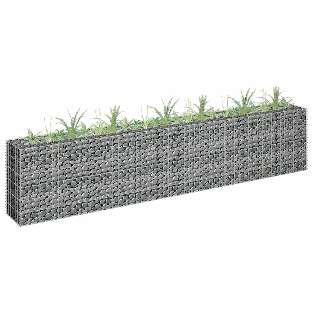 Gabionen-Hochbeet Verzinkter Stahl
