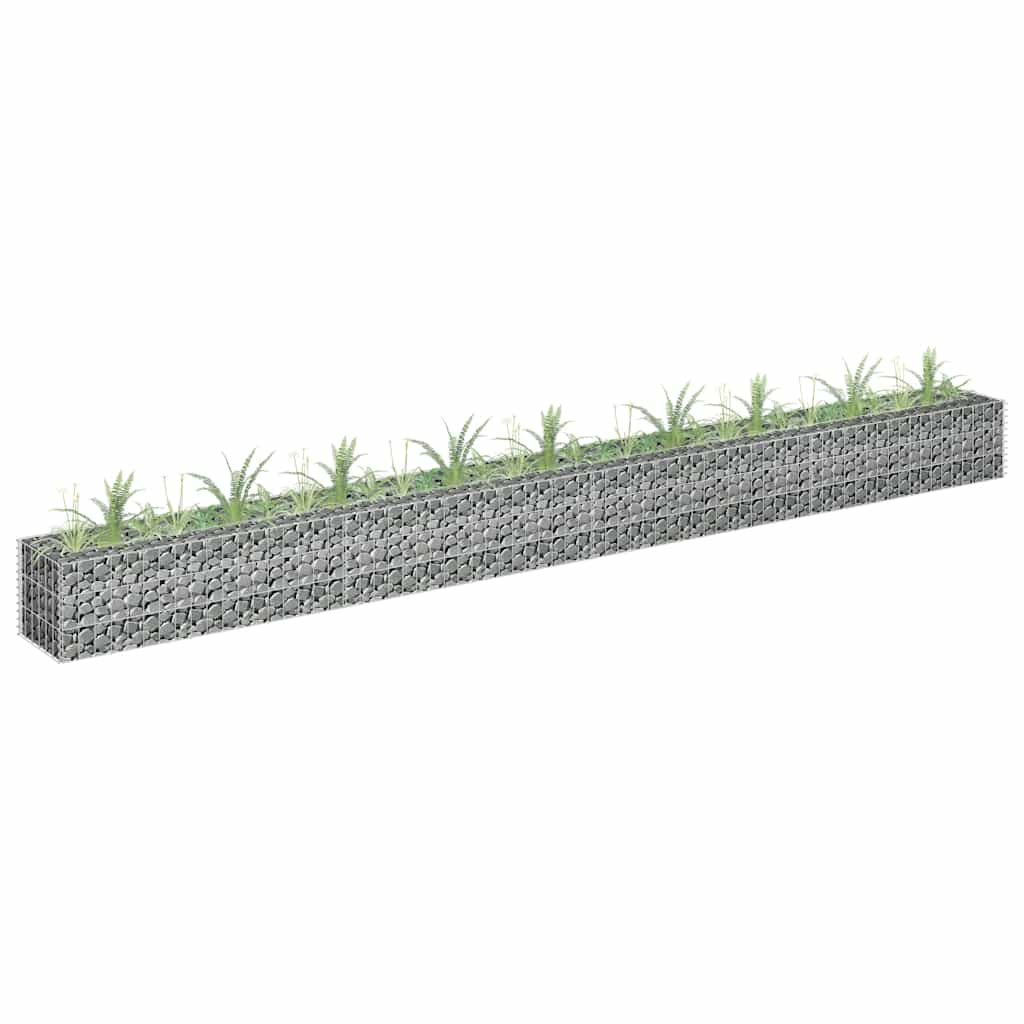 Gabionen-Hochbeet Verzinkter Stahl