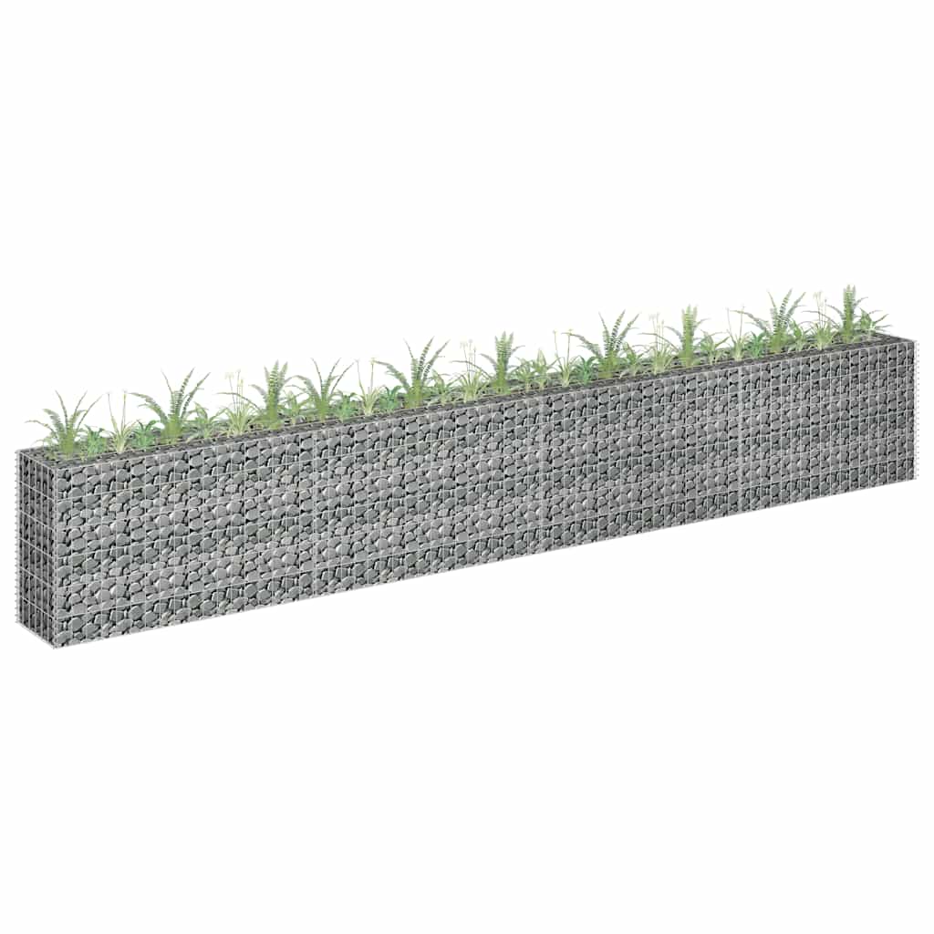 Gabionen-Hochbeet Verzinkter Stahl