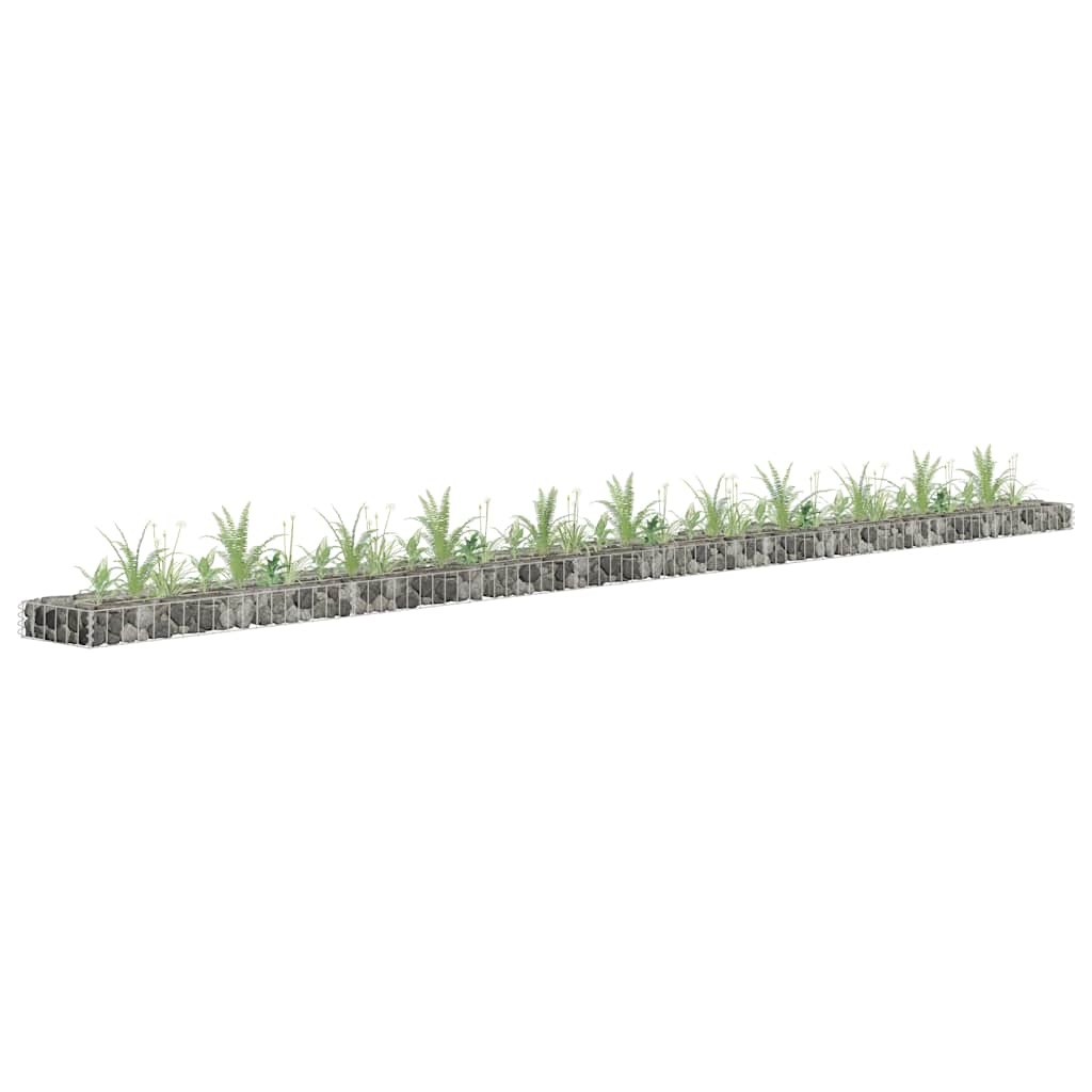 Gabionen-Hochbeet Verzinkter Stahl