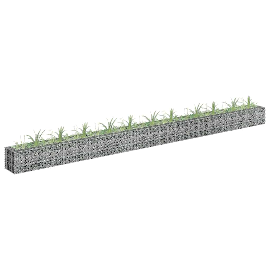 Gabionen-Hochbeet Verzinkter Stahl