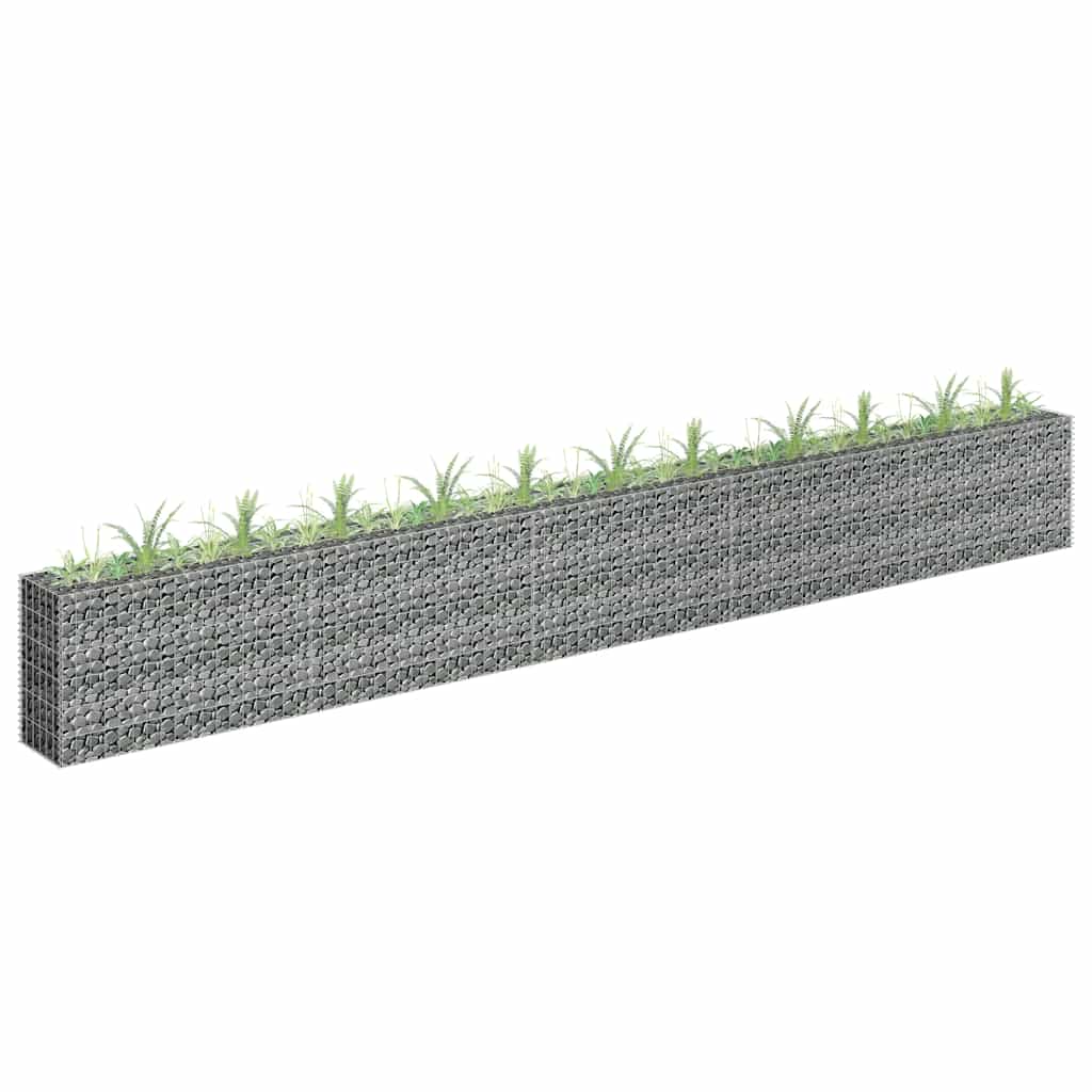 Gabionen-Hochbeet Verzinkter Stahl