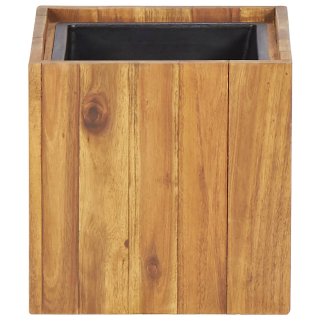 Garten-Hochbeet 24,5X24,5X25 Cm Massivholz Akazie