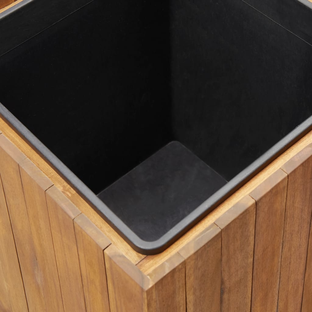 Garten-Hochbeet 24,5X24,5X25 Cm Massivholz Akazie
