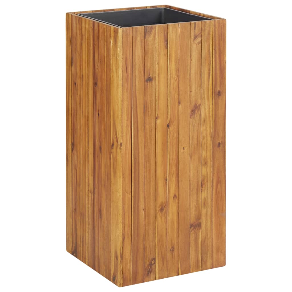 Garten-Hochbeet 24,5X24,5X25 Cm Massivholz Akazie
