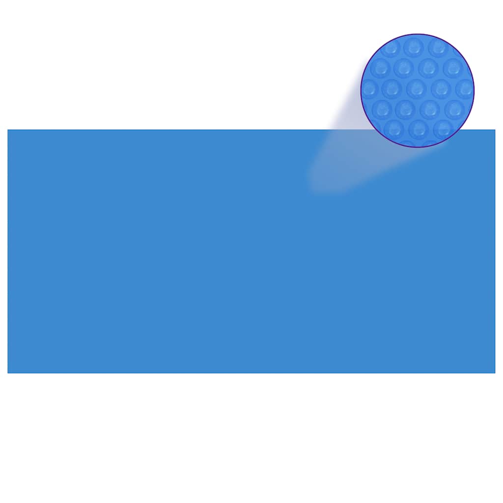 Rechteckige Pool-Abdeckung Pe Blau