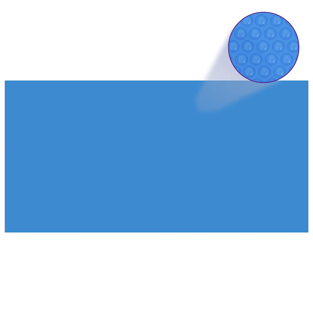 Rechteckige Pool-Abdeckung Pe Blau