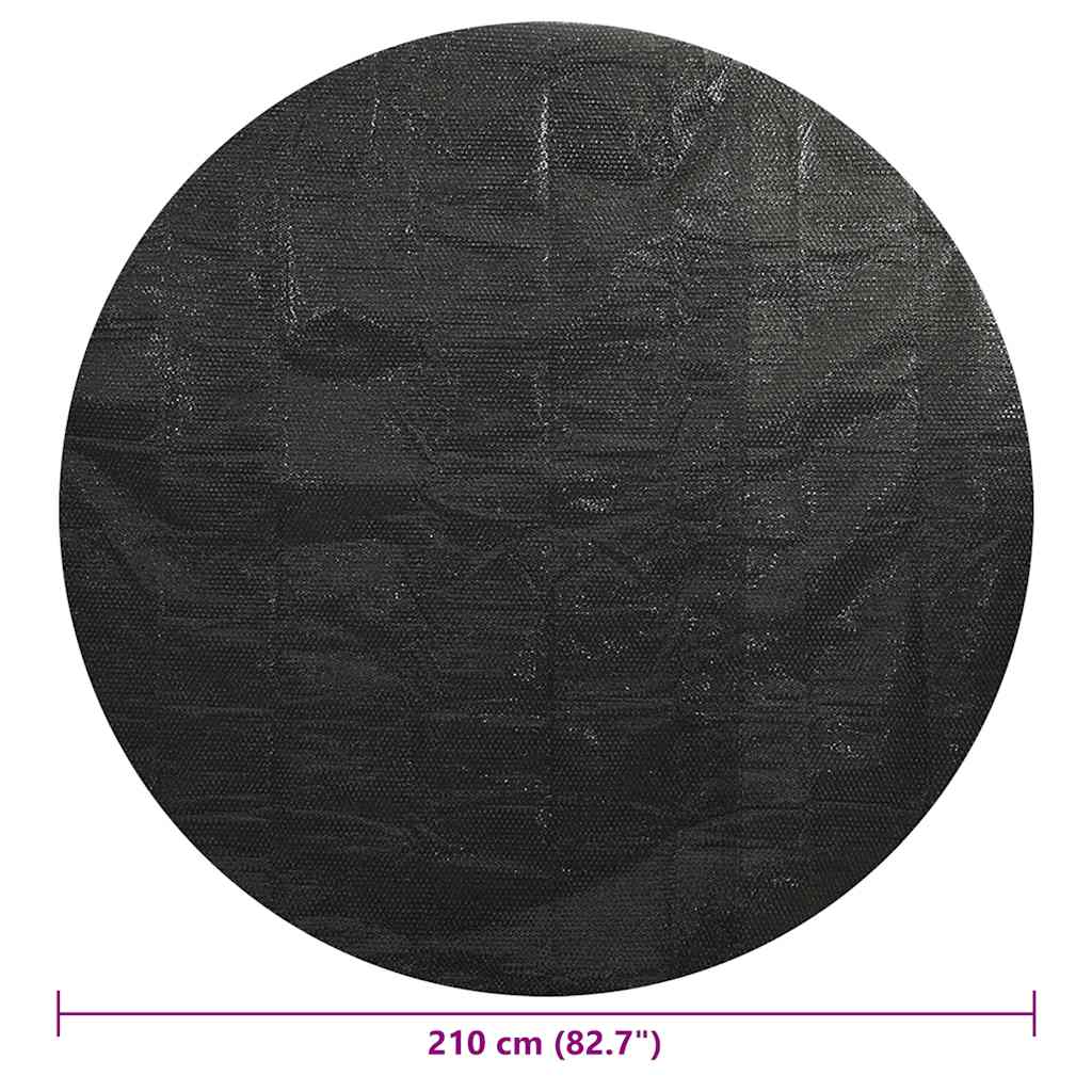 Poolabdeckung 210 Cm Pe Schwarz