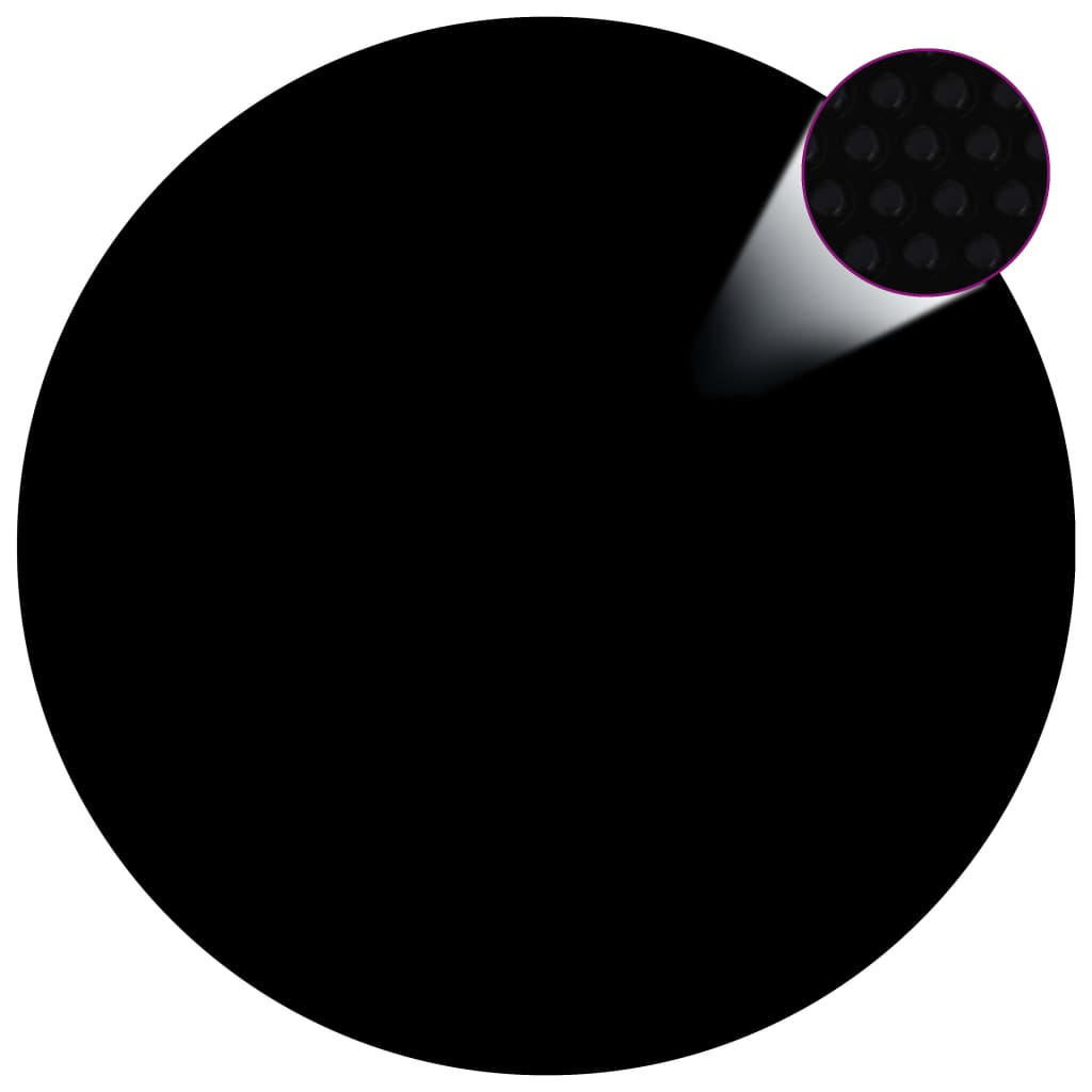 Poolabdeckung 210 Cm Pe Schwarz