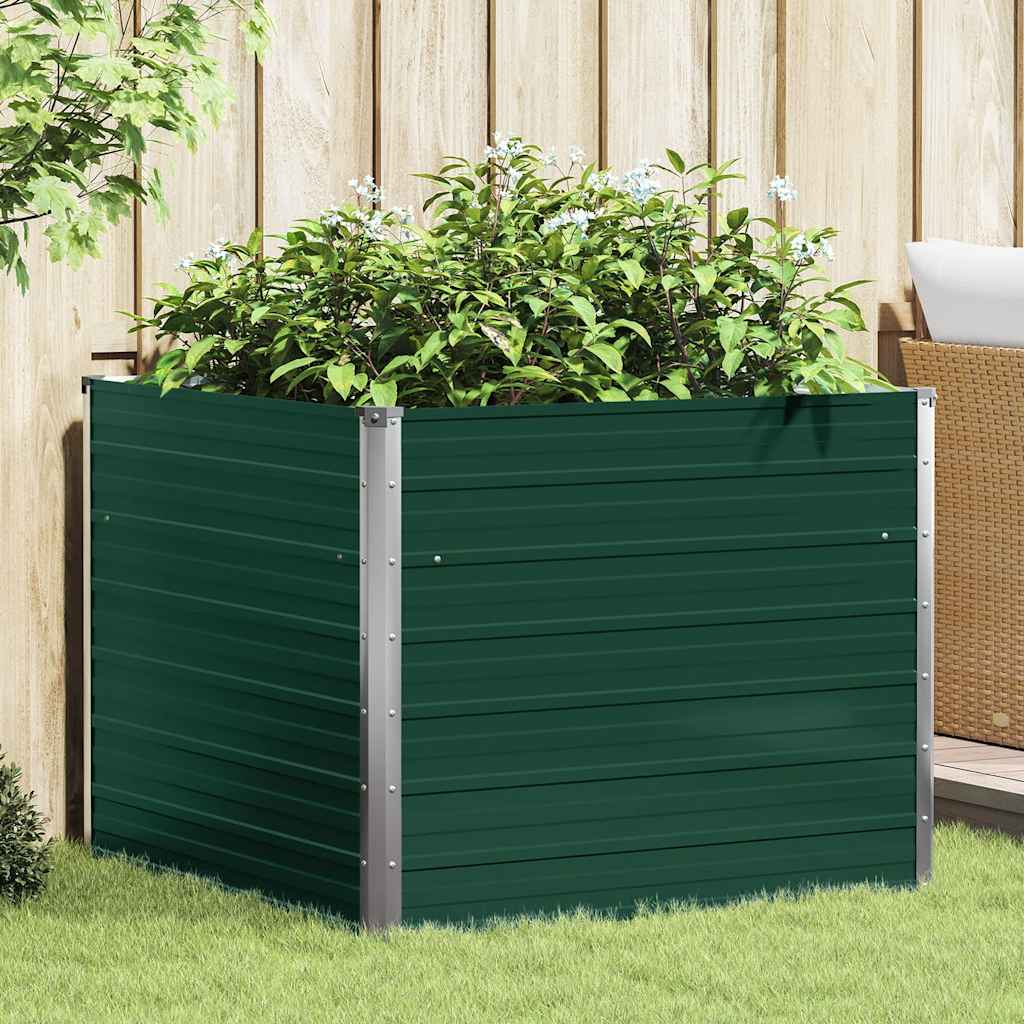 Hochbeet 100 X 100 X 77 Cm Verzinkter Stahl
