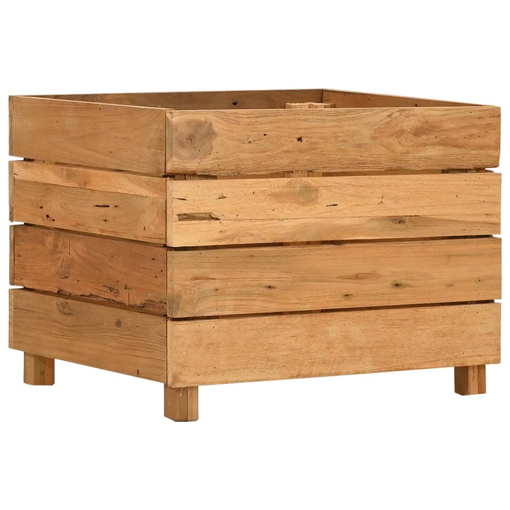 Hochbeet Teak Altholz Und Stahl