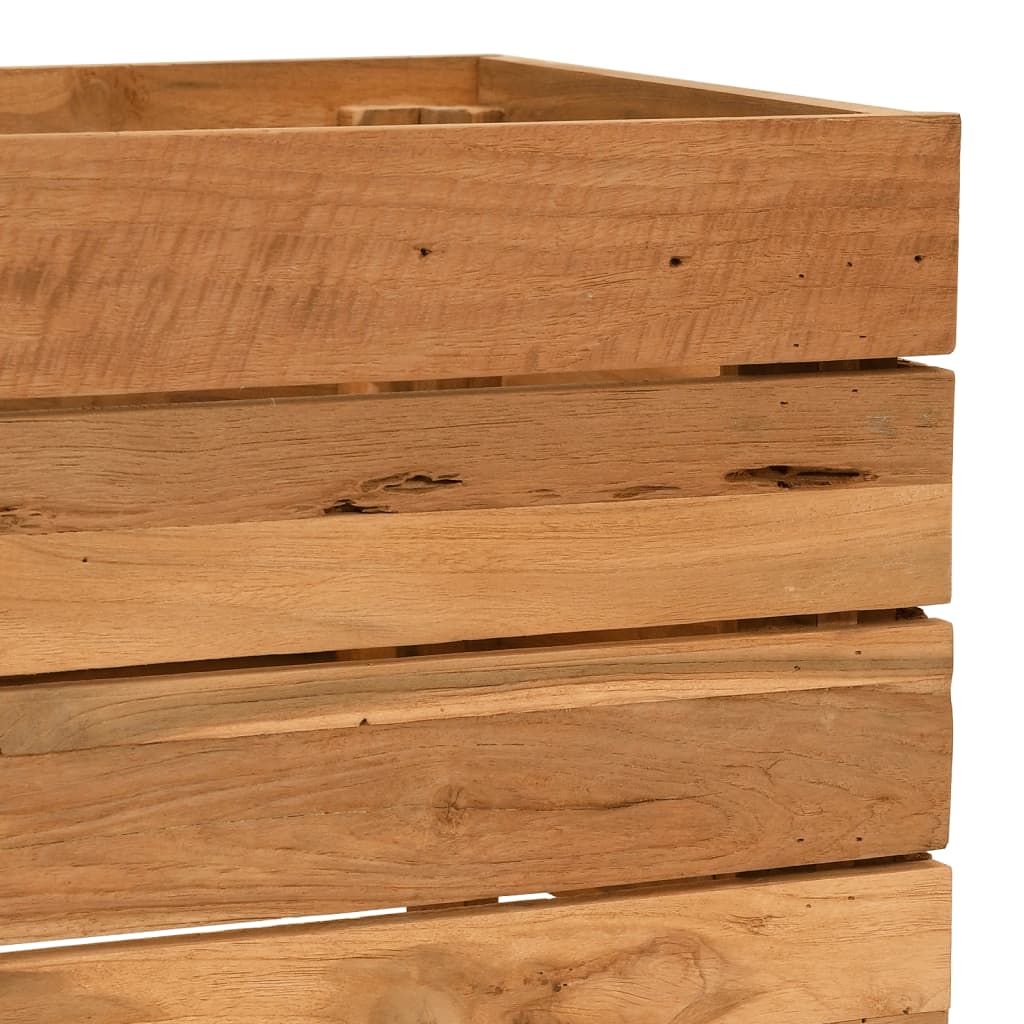 Hochbeet Teak Altholz Und Stahl