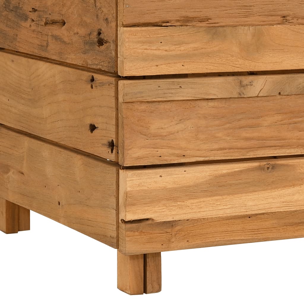 Hochbeet Teak Altholz Und Stahl