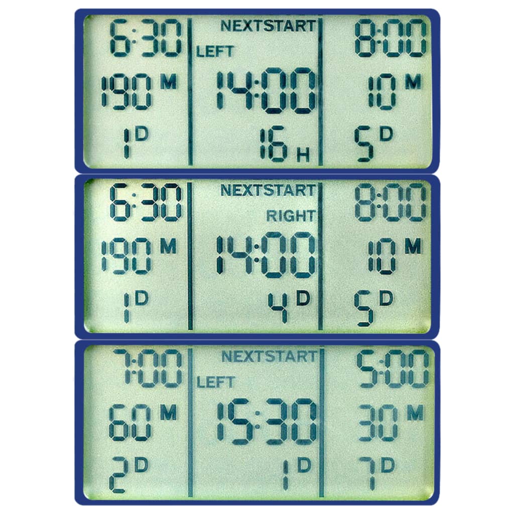 Bewässerungstimer Mit Doppelauslass Automatisch Digital Creme