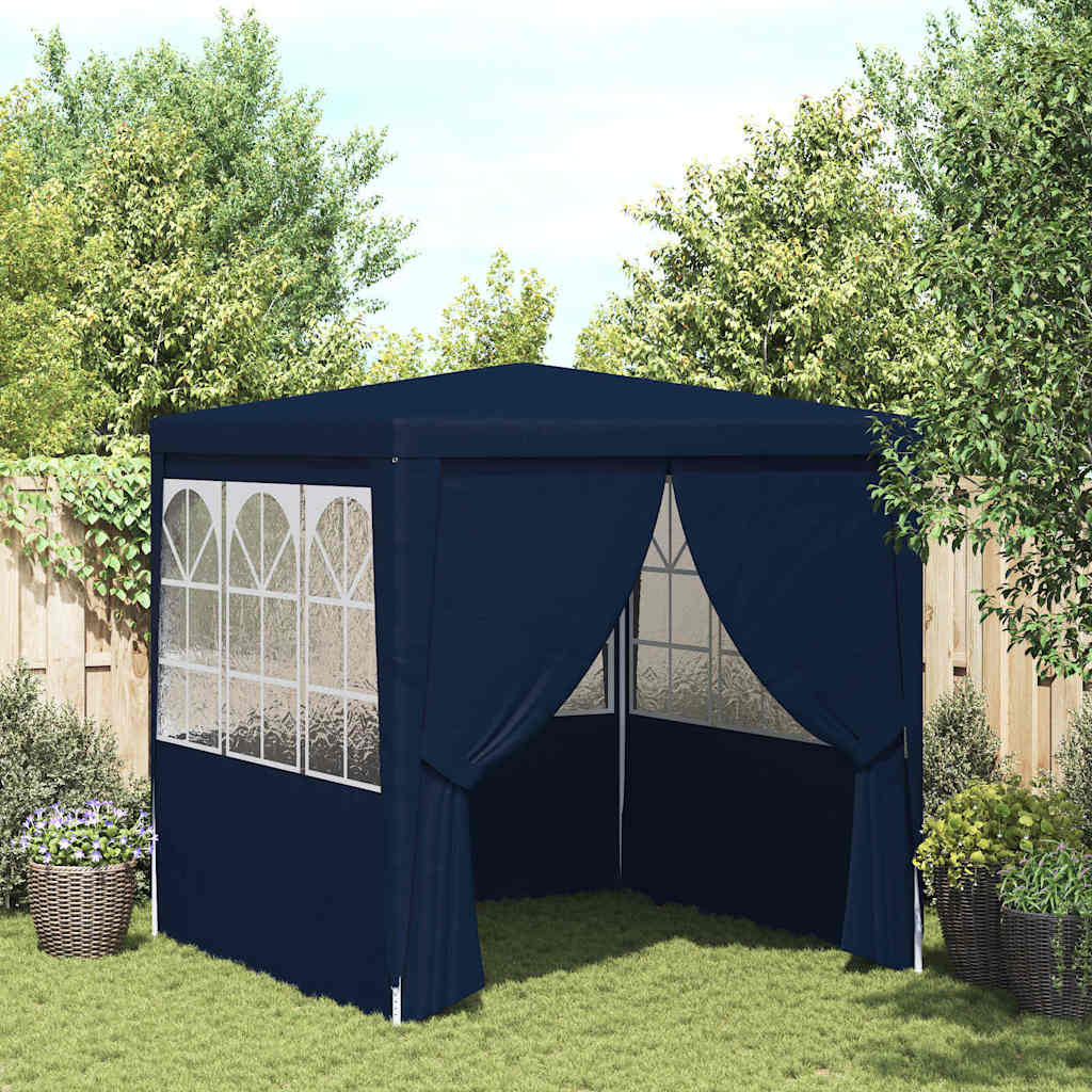 Profi-Partyzelt Mit Seitenwänden 2×2M 90 G/M²