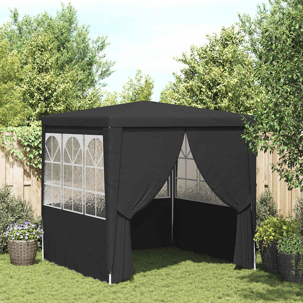 Profi-Partyzelt Mit Seitenwänden 2×2M 90 G/M²