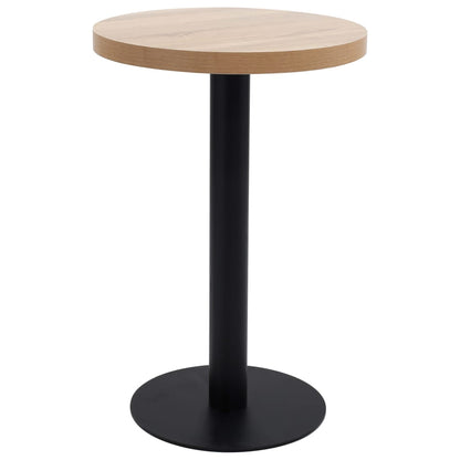 Bistrotisch Hellbraun 50 Cm Mdf