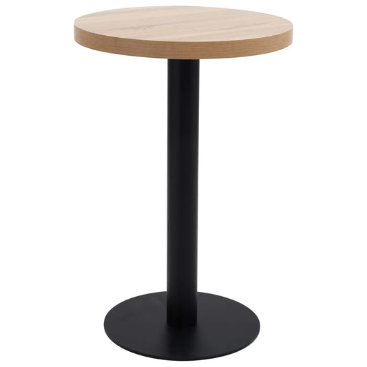 Bistrotisch Hellbraun 50 Cm Mdf
