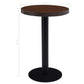 Bistrotisch Dunkelbraun 50 Cm Mdf