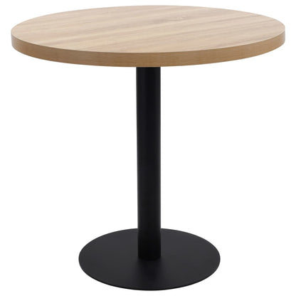 Bistrotisch Hellbraun 80 Cm Mdf