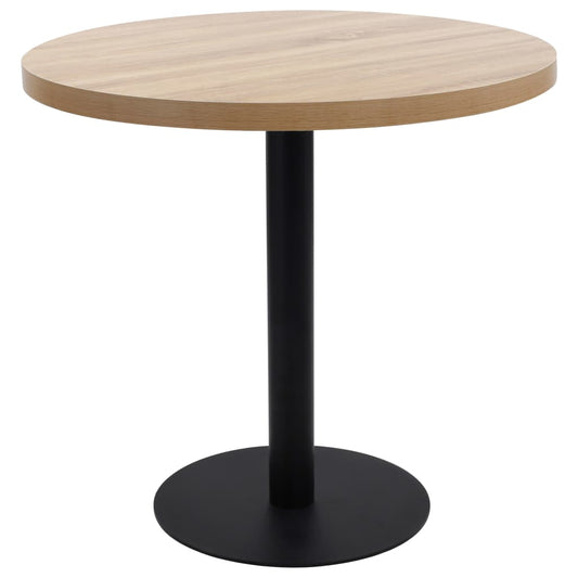 Bistrotisch Hellbraun 80 Cm Mdf