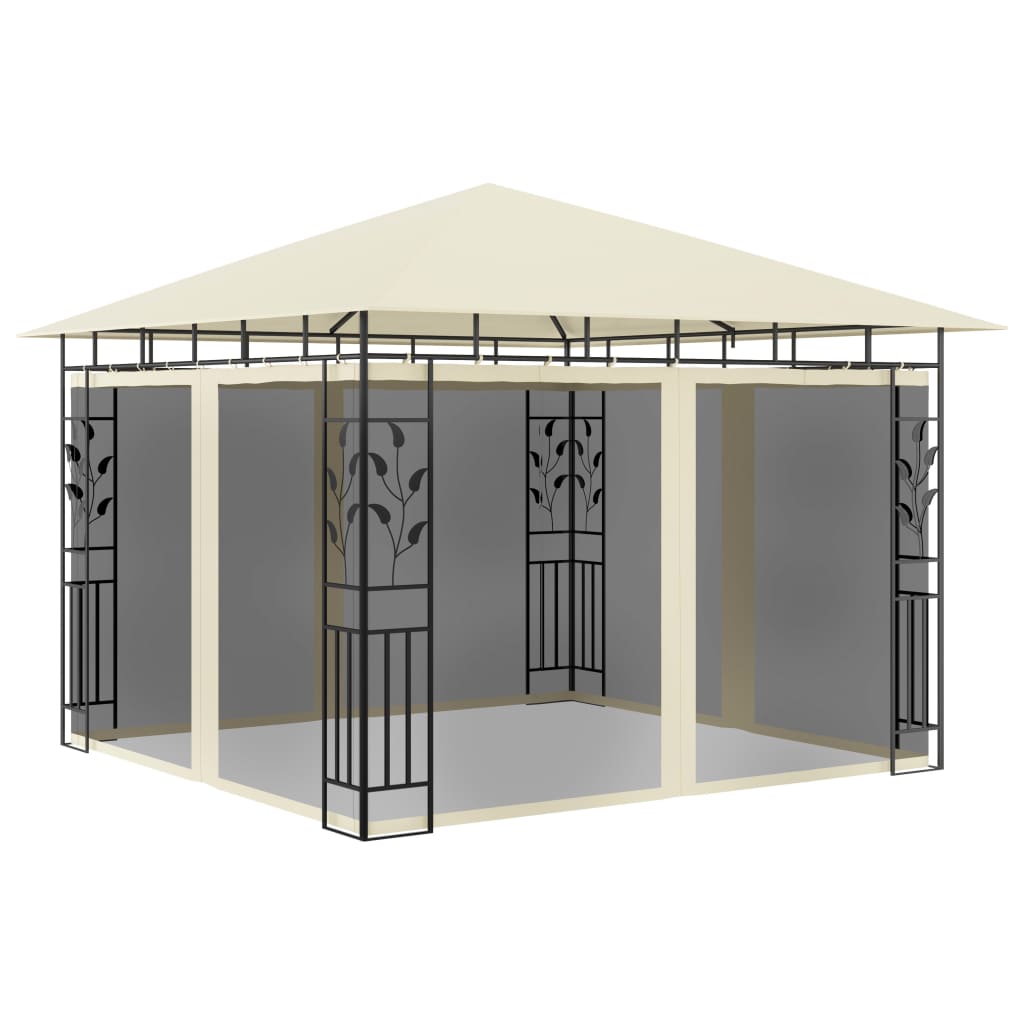 Pavillon Mit Moskitonetz 3X3X2,73 M 180 G/M²