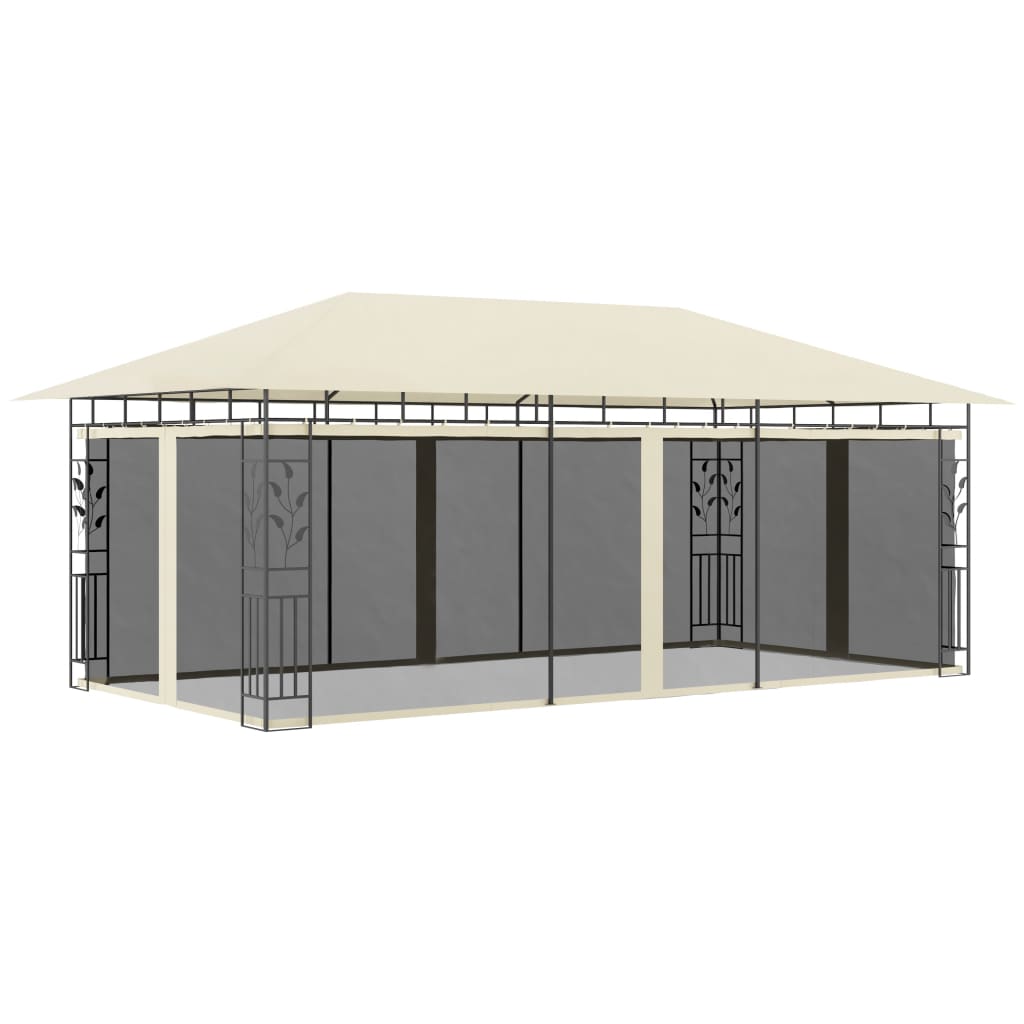 Pavillon Mit Moskitonetz 3X3X2,73 M 180 G/M²