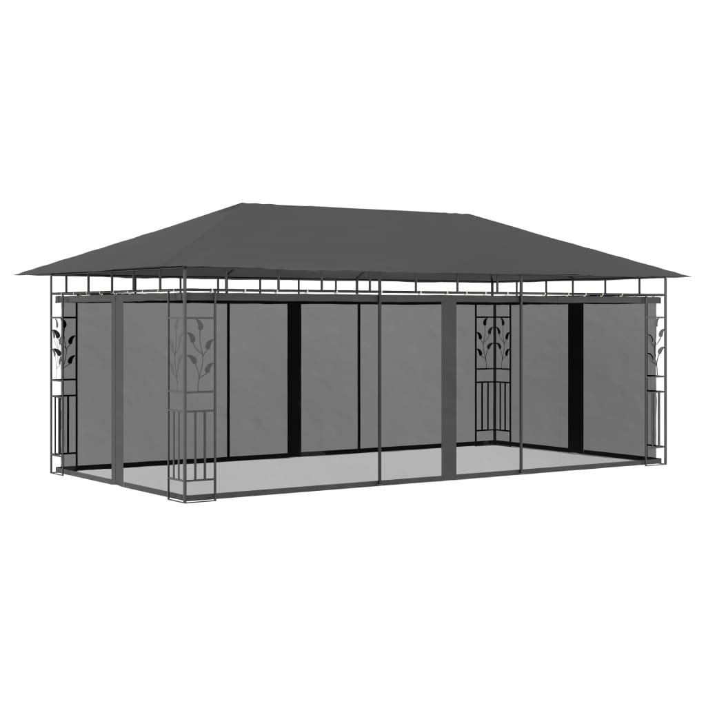 Pavillon Mit Moskitonetz 3X3X2,73 M 180 G/M²