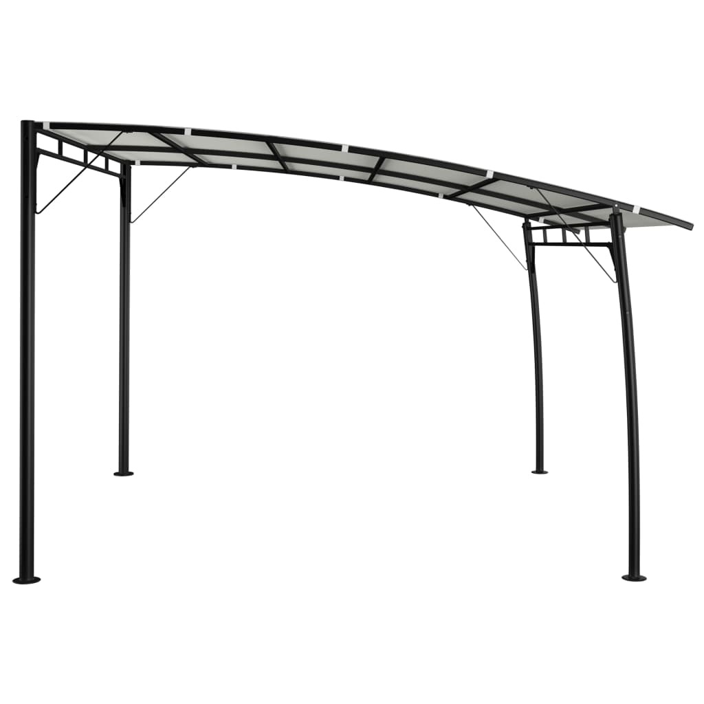 Garten-Sonnenschutz 3X3X2,55 M Weiß Creme