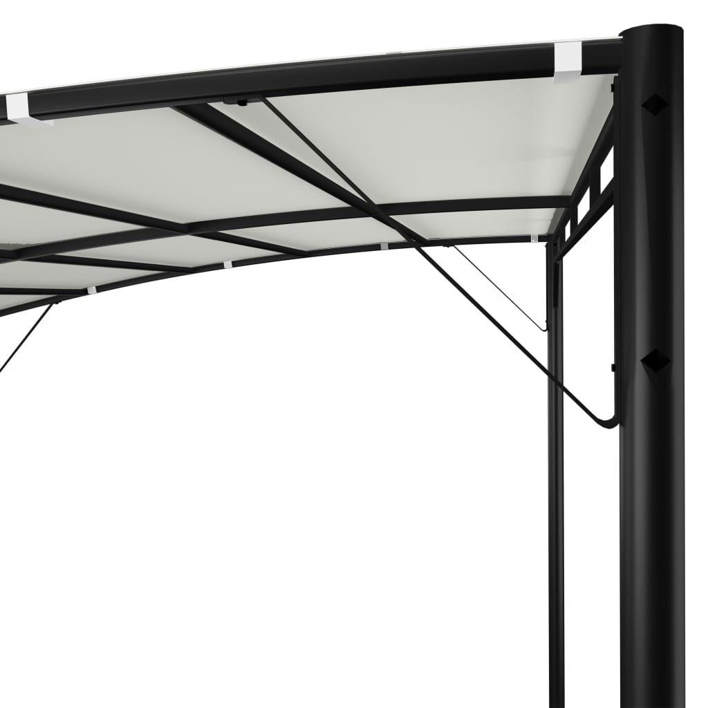 Garten-Sonnenschutz 3X3X2,55 M Weiß Creme