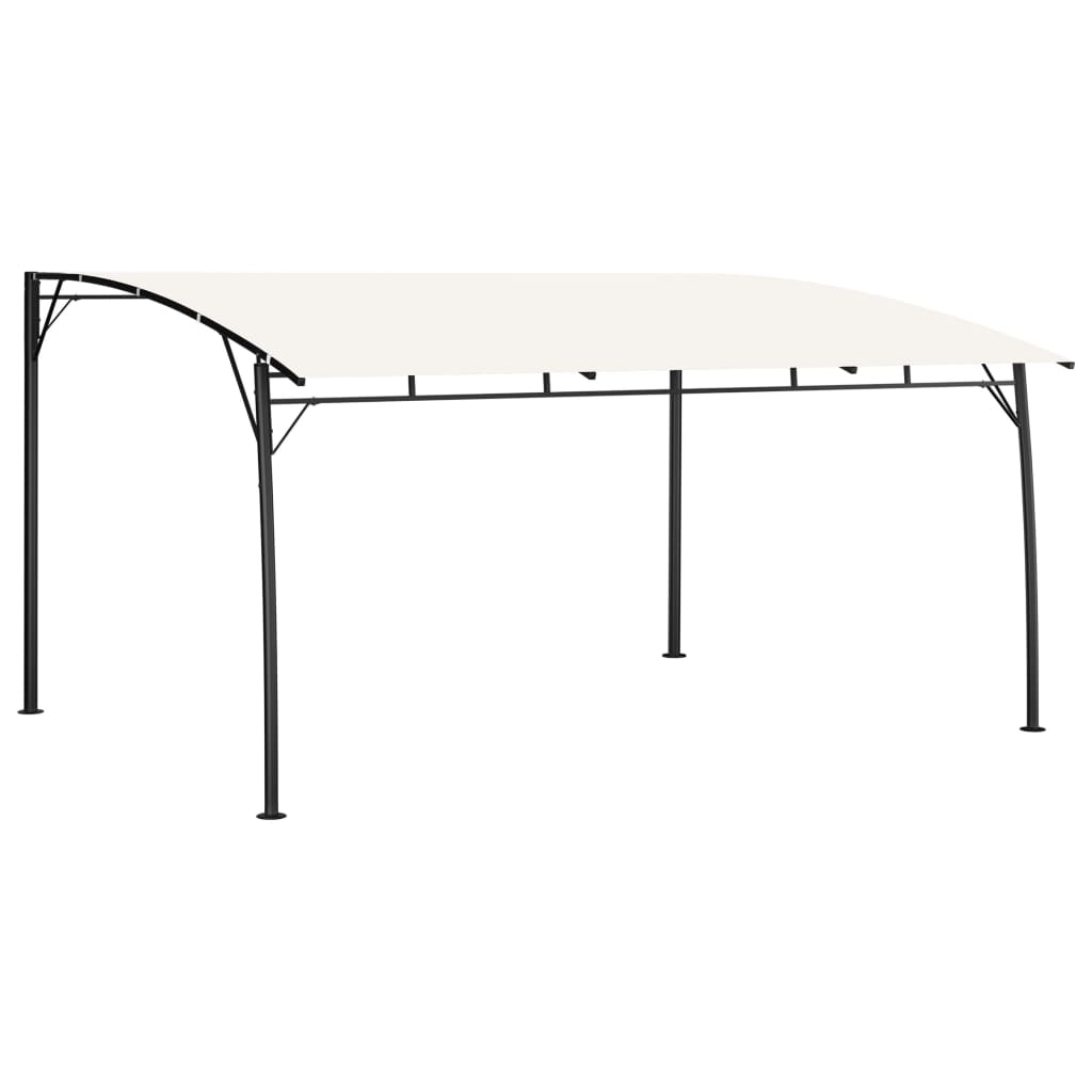 Garten-Sonnenschutz 3X3X2,55 M Weiß Creme
