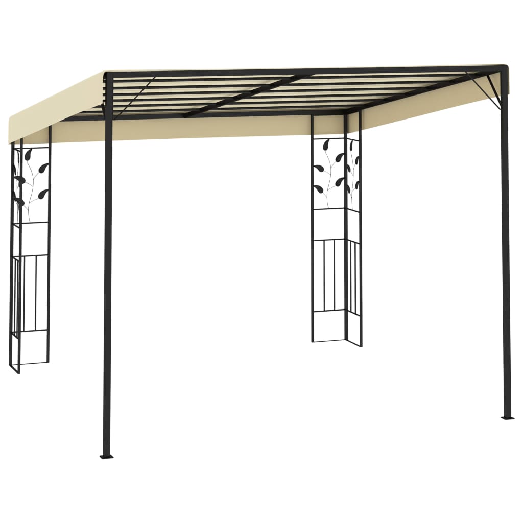 Wand-Pavillon 3X3X2,5 M Weiß