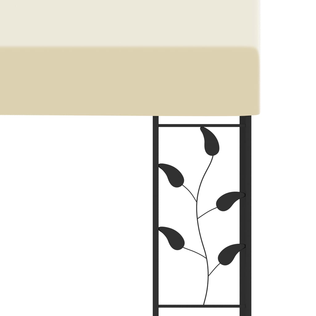 Wand-Pavillon 3X3X2,5 M Weiß