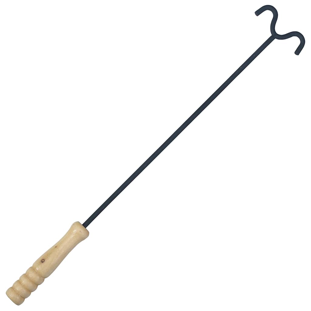 Feuerstelle Schwarz 35×35×99 Cm Stahl