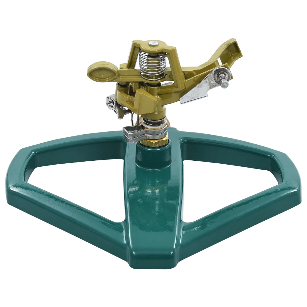 Rotierender Sprinkler Grün 21×22×13 Cm Metall