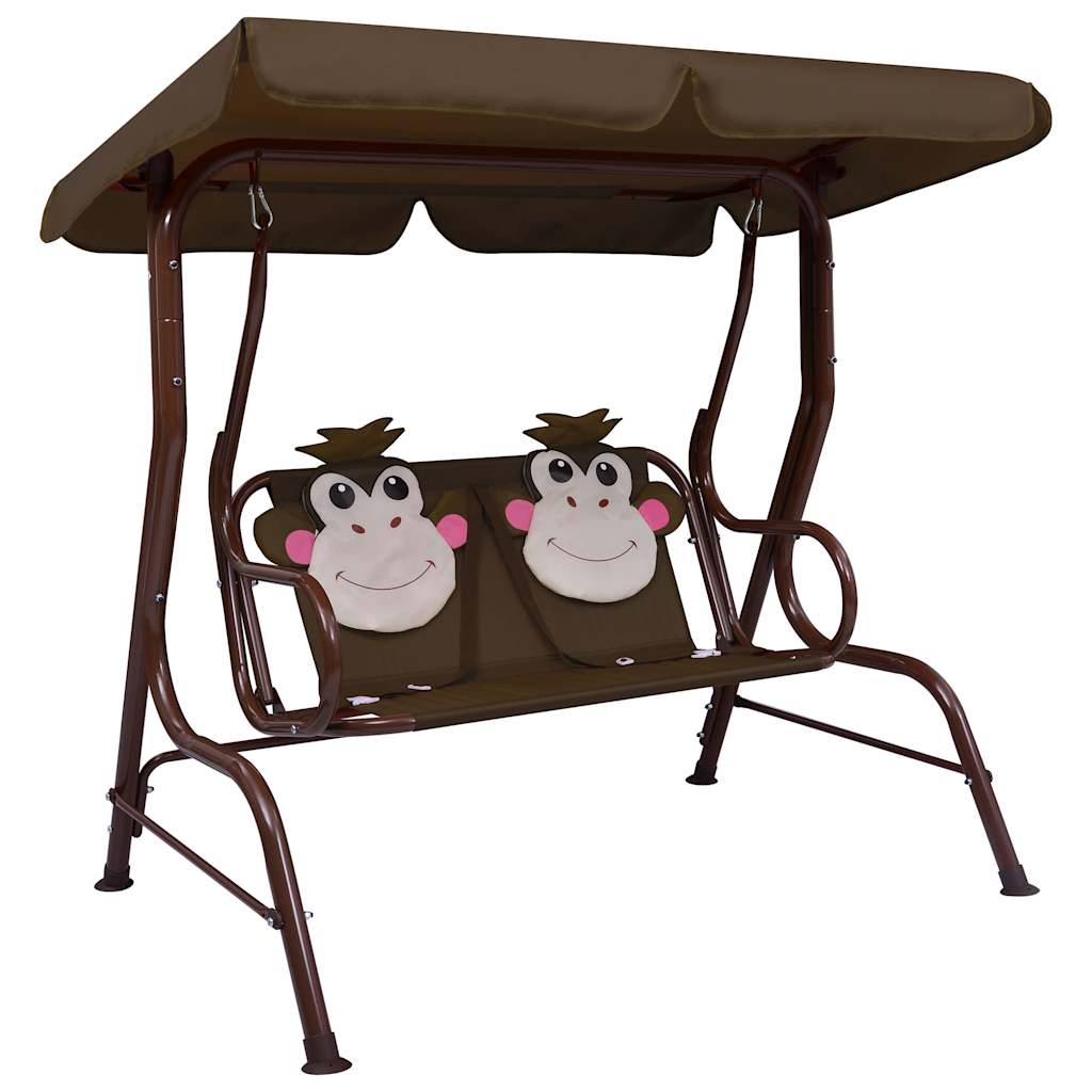 Kinder-Hollywoodschaukel 115×75×110 Cm Stoff