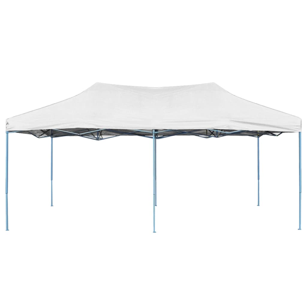Profi-Partyzelt Faltbar 3 X 6 M Stahl Weiß