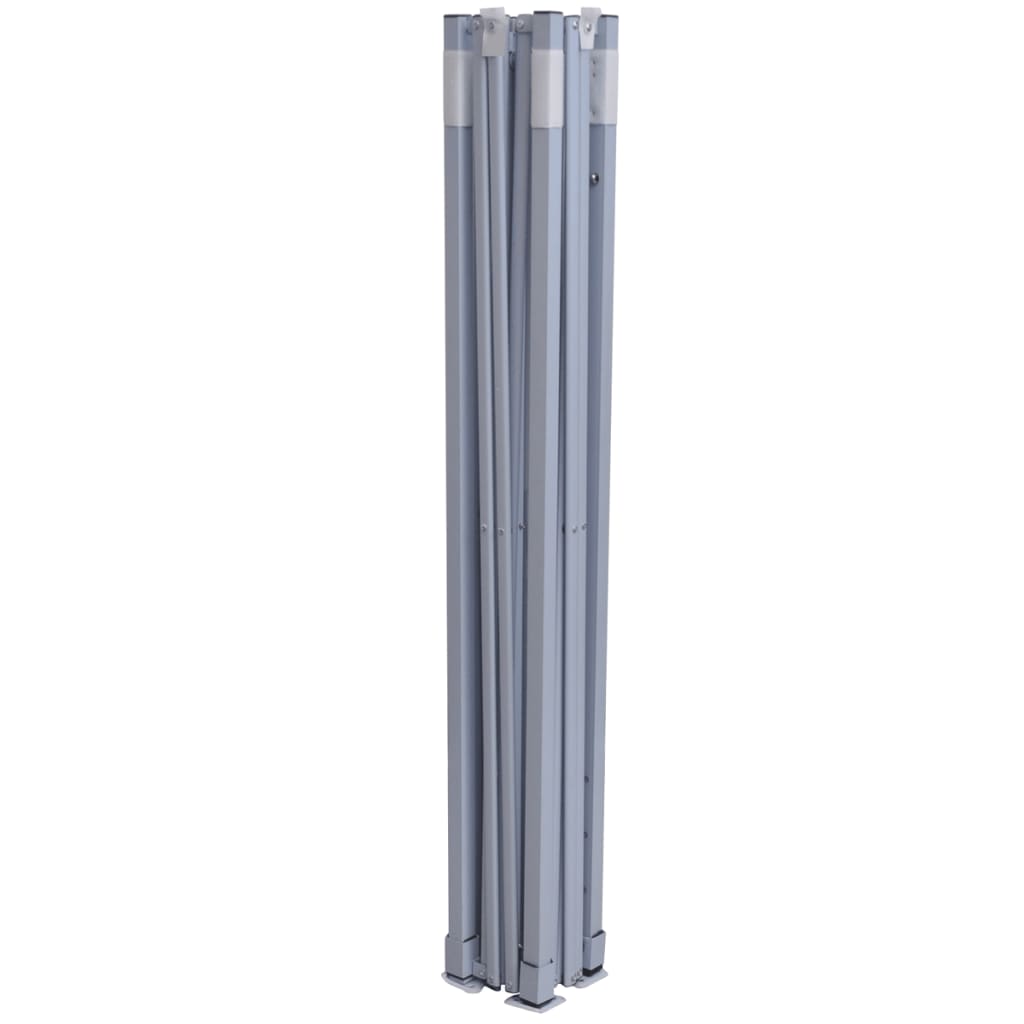Profi-Partyzelt Faltbar 2×2 M Stahl Blau